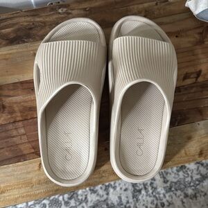 Women's Cream Calia Slides